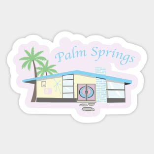 Palm Springs House Sticker